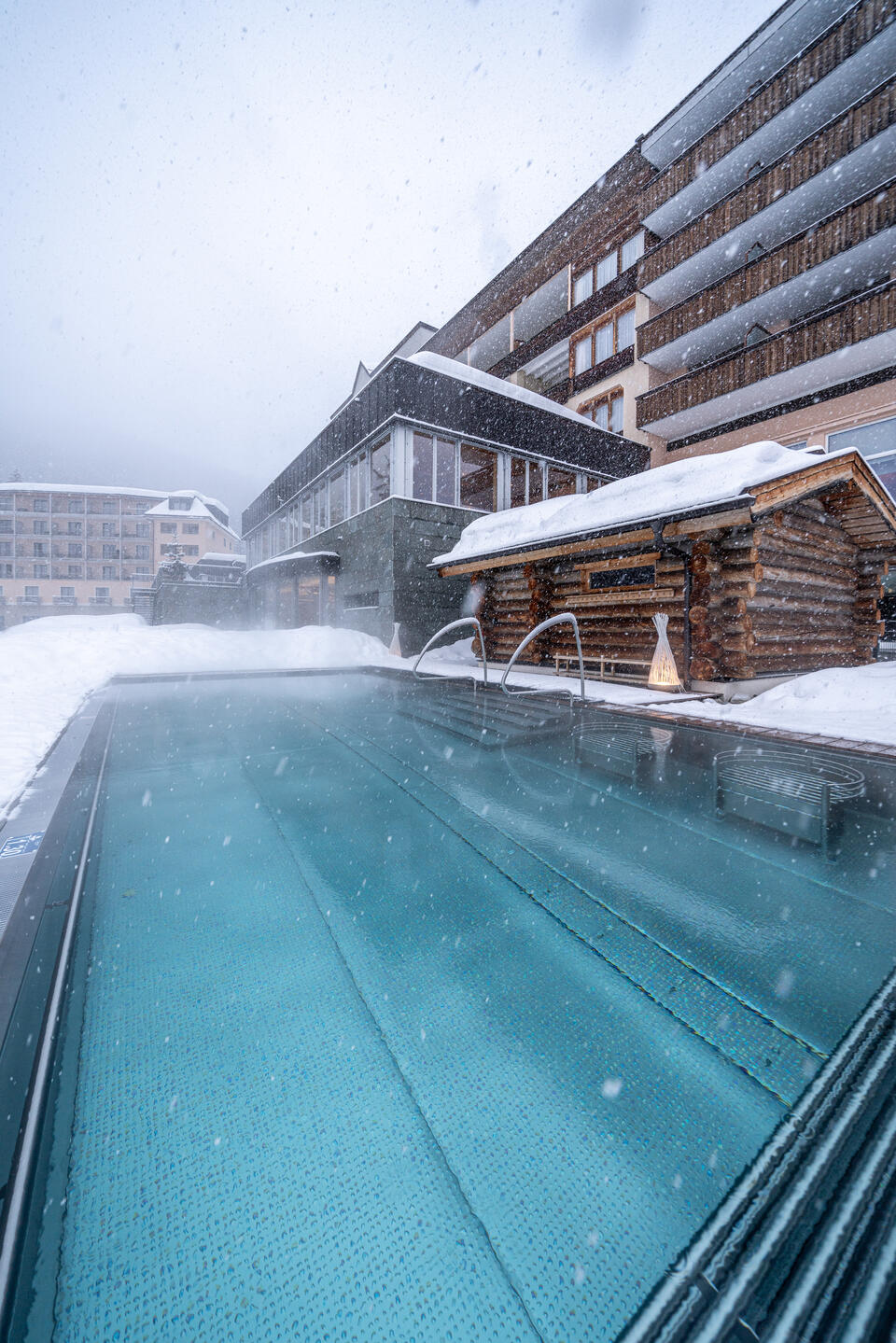 Outdoor hotel pool