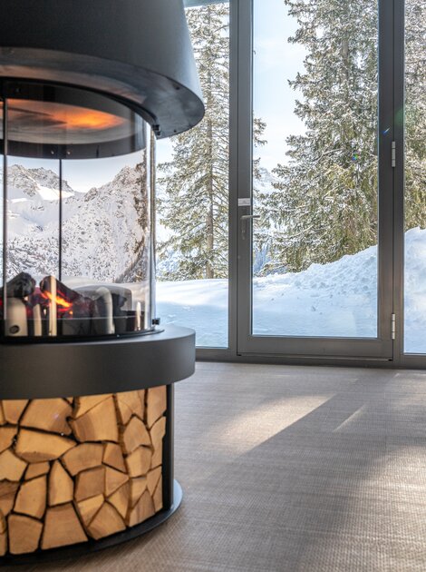 Spa with panoramic view