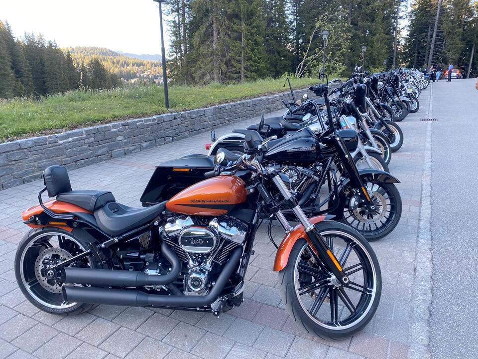 Harley Davidson Treffen in Arosa