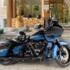 Harley Davidson entrance Waldhotel Arosa