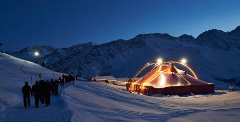 Arosa Humorfestival in winter | © Arosa Tourismus / Nina Mattli