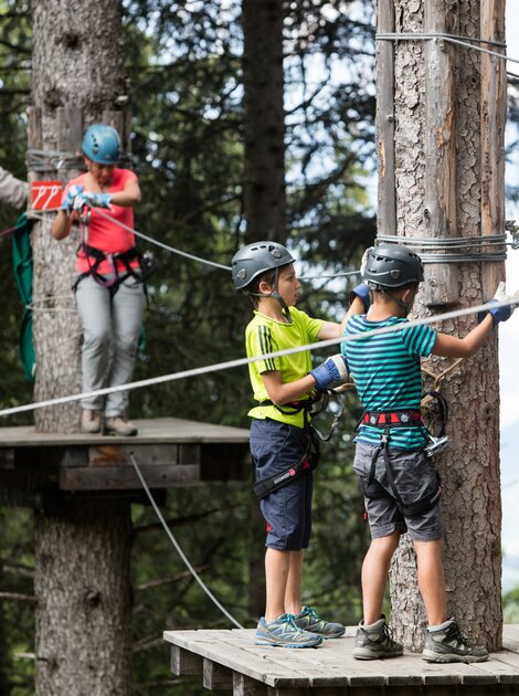 High-rope adventure park with arosa card | © Savognin Tourismus i.S., A. Flütsch