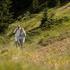 Pärchen beim Wandern in Schweiz