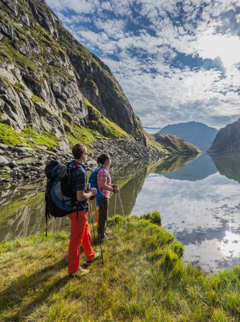 Seenwanderung in Arosa | © Sedrun Disentis Tourismus / M.Nutt