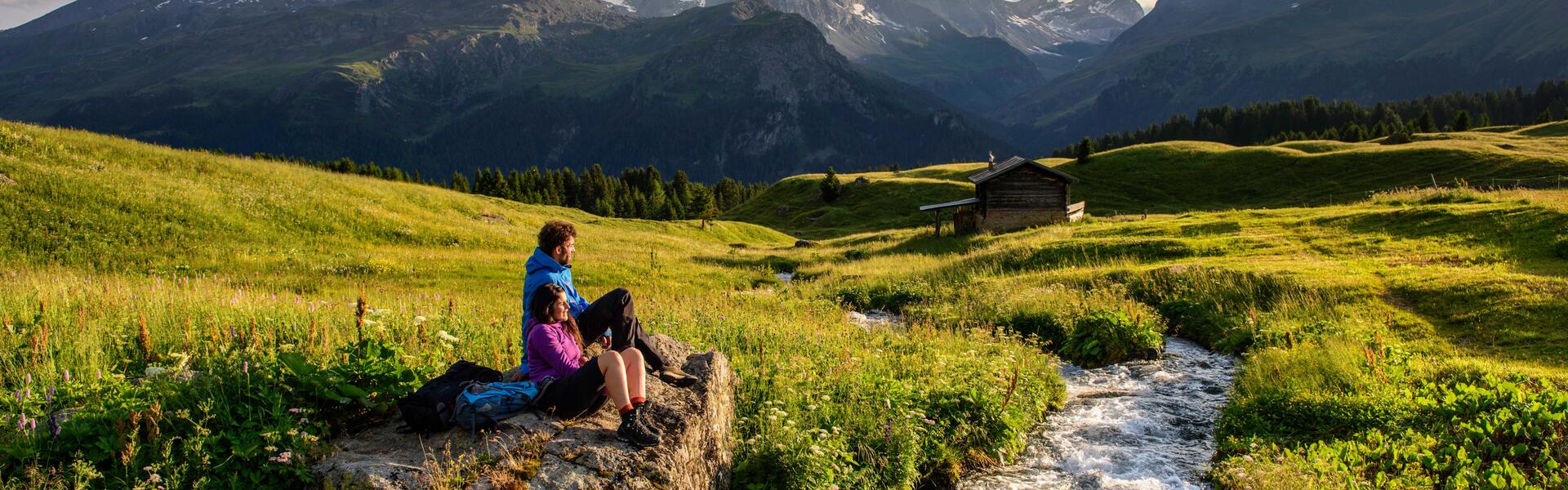 Wandern Sommerurlaub Graubünden | © TSBA Lorenz A. Fischer