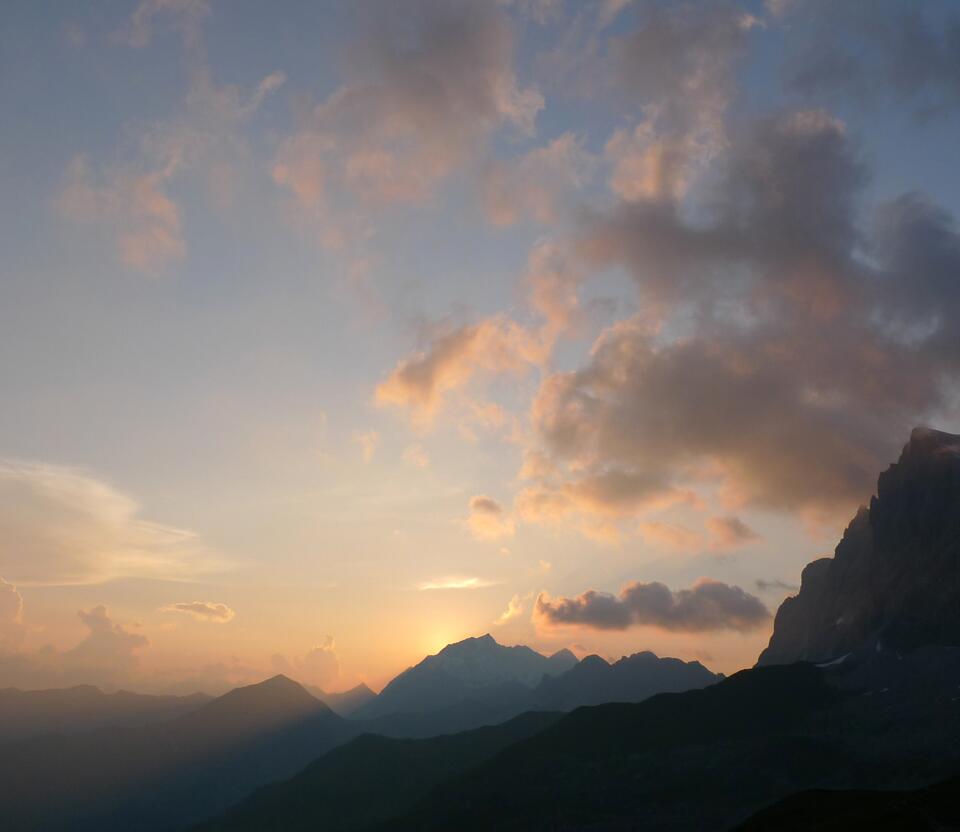 Graubünden Gebirge bei Nacht | © Graubünden Ferien/SkitourGuru.com