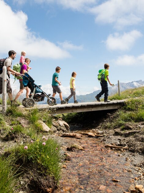 Wandern mit der Familie in Arosa | © Tourismus Savognin Bivio Albula AG