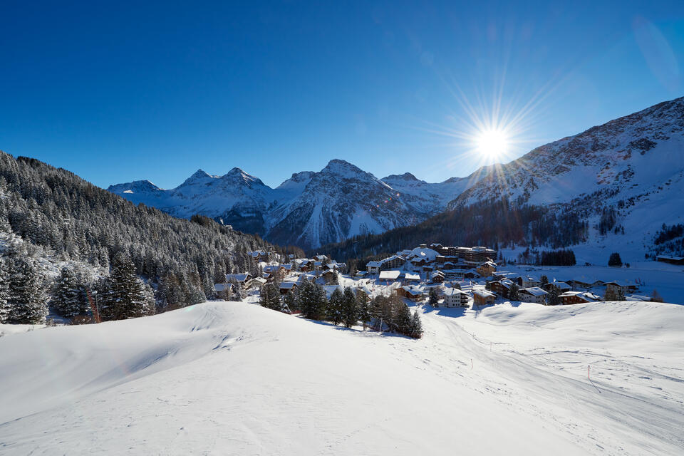 Winterlandschaft Arosa