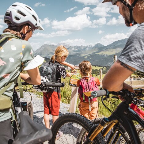 Familien Biketour in Arosa