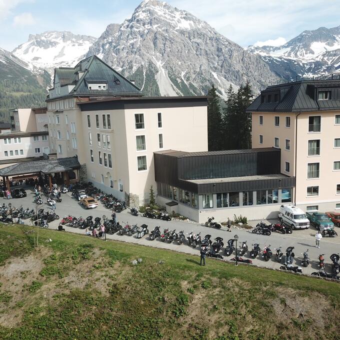 Harley Davidson Waldhotel Arosa