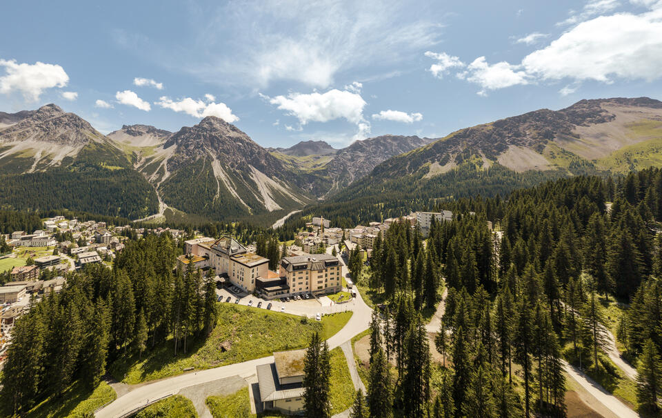 hotel in the Swiss mountains