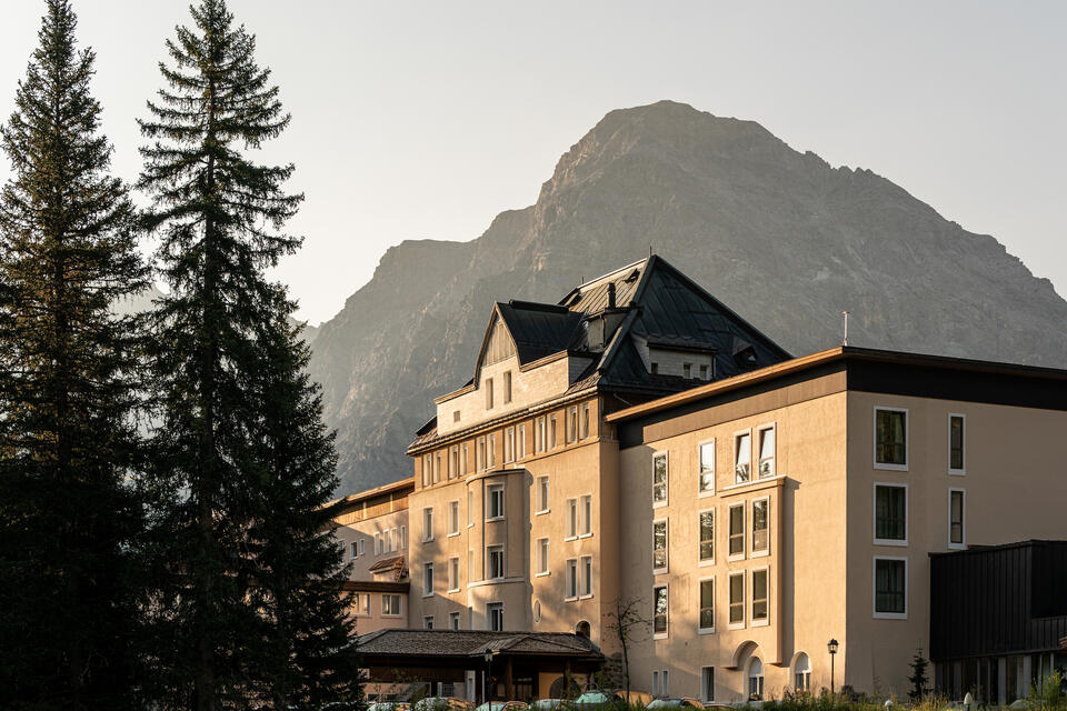 Waldhotel Arosa in summer