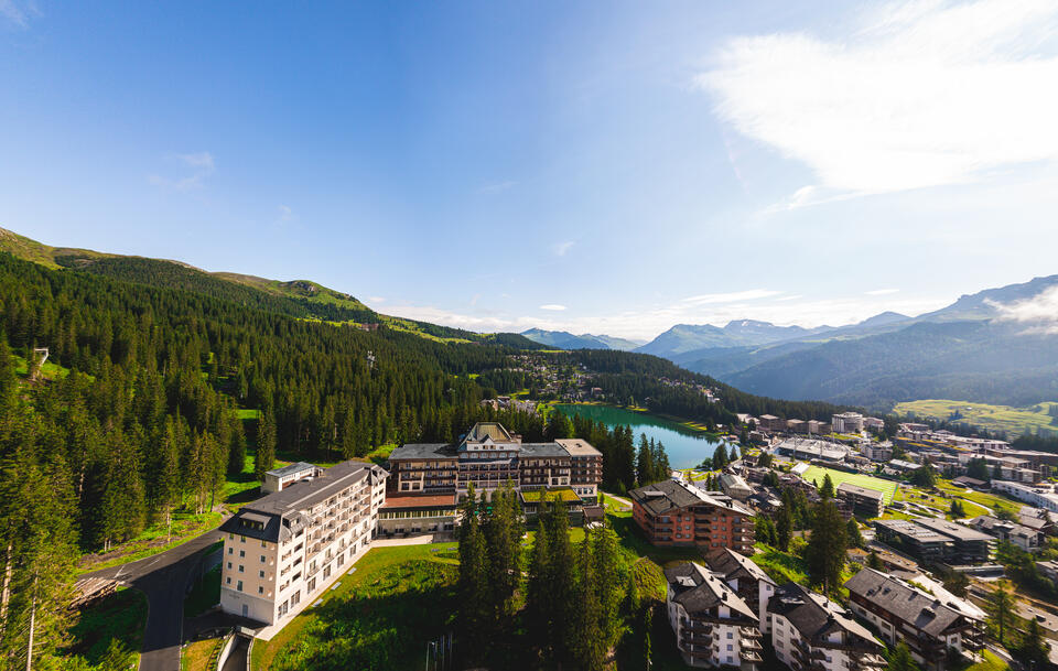 Arosa Hotel im Sommer