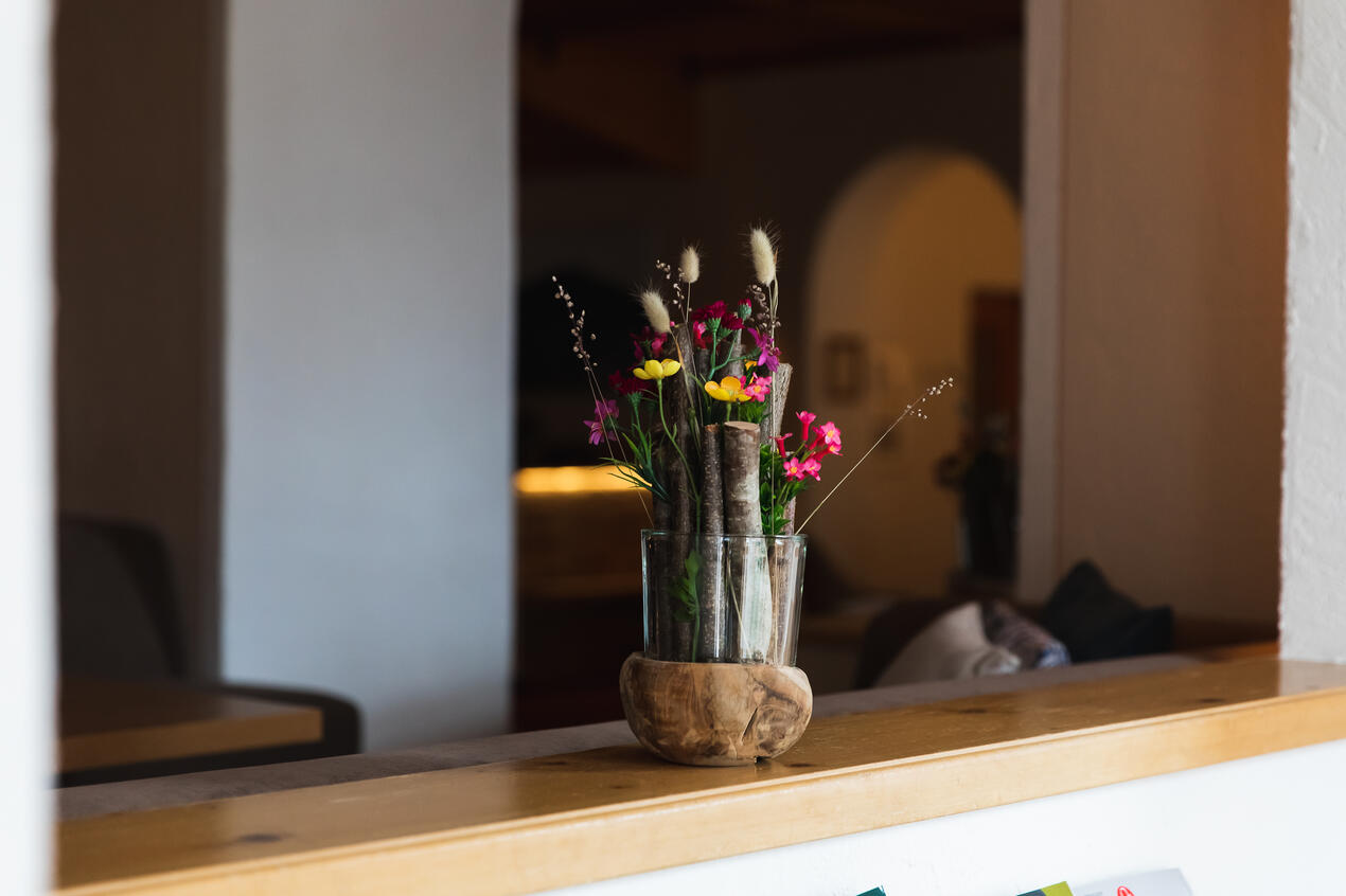 Blumen Ambiente im Hotel