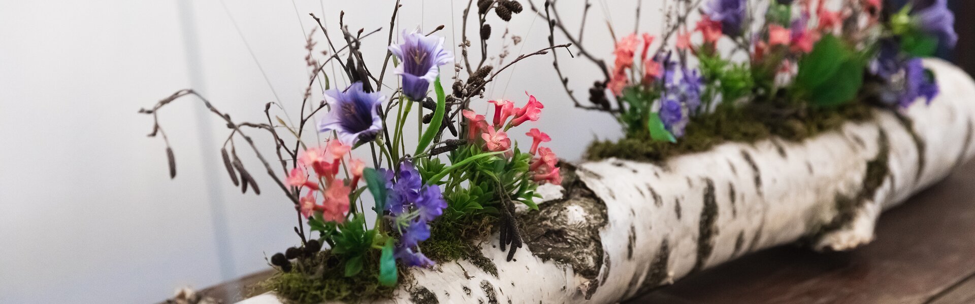flower decoration at the Waldhotel Arosa