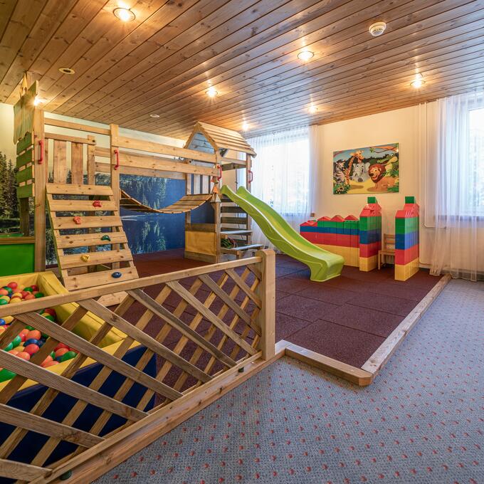 Indoor Spielplatz im Hotel