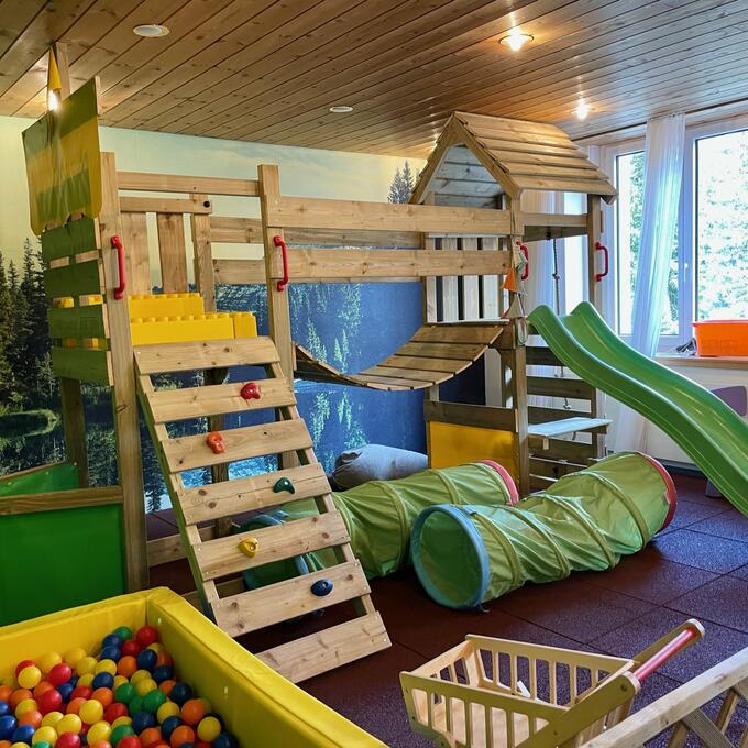 hotel with indoor playground