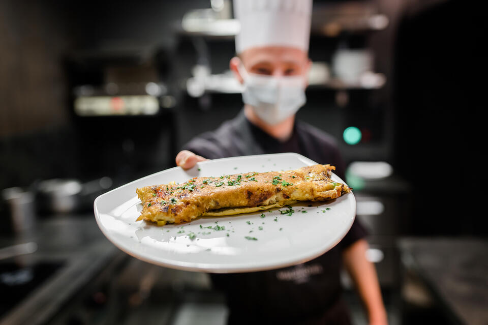 frisches Frühstück im Hotel