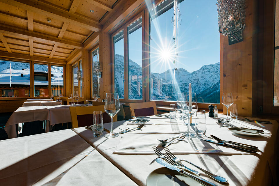 Frühstücksraum Waldhotel Arosa