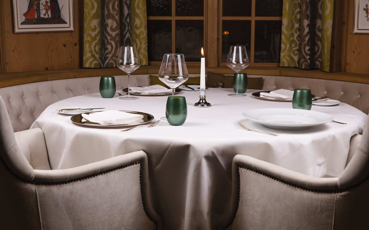 Restaurant Tisch Waldhotel Arosa