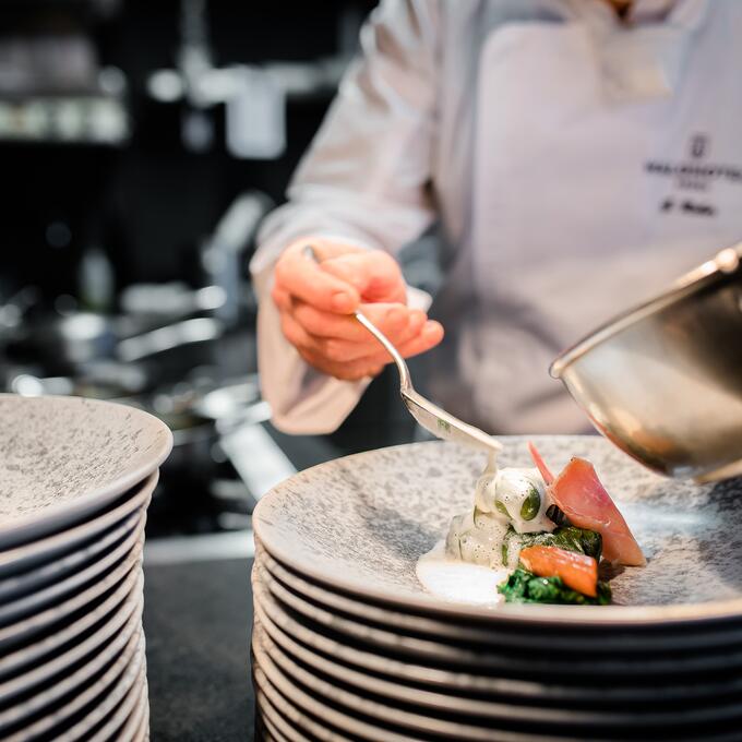 culinary delights at the Waldhotel Arosa