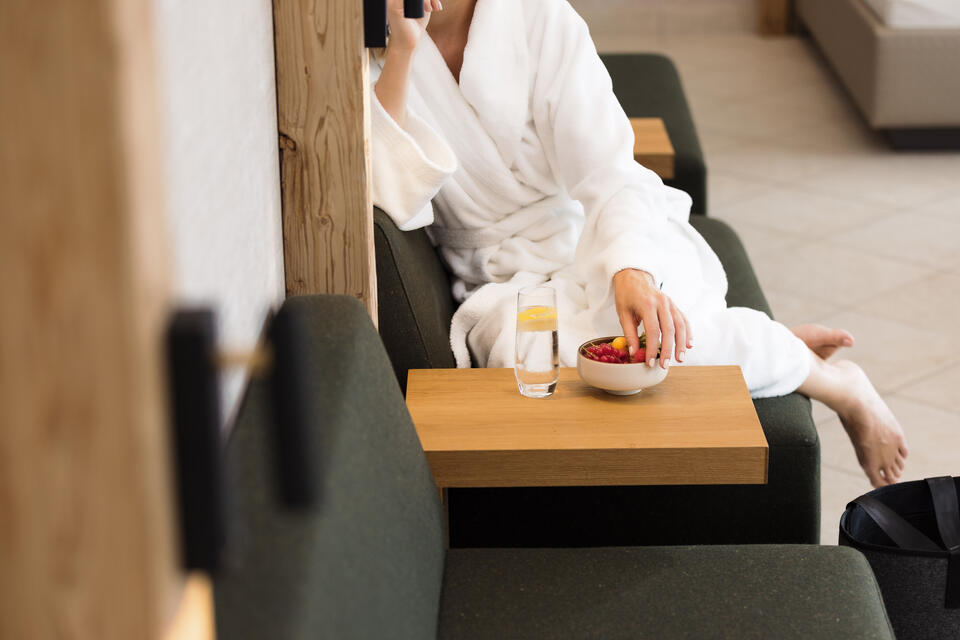 snacks in the wellness area