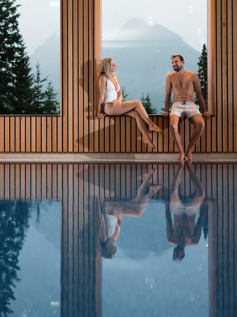 Pärchen im Wellnessurlaub Schweiz