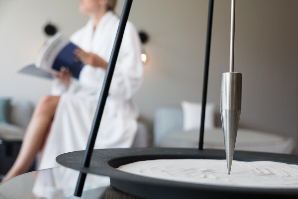 relaxation room in the wellness hotel