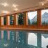 Indoor pool with a view