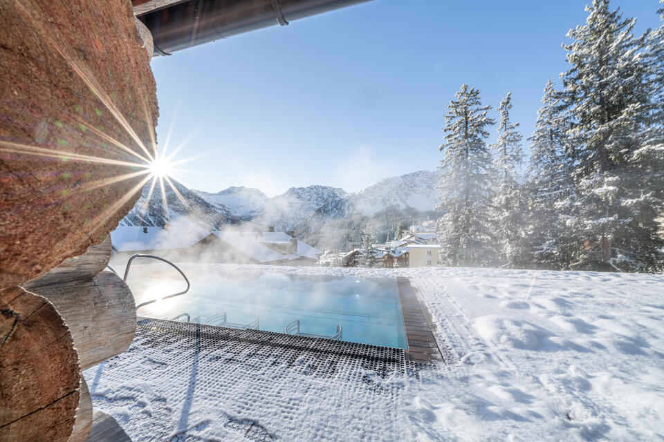 hotel with outdoor pool Switzerland