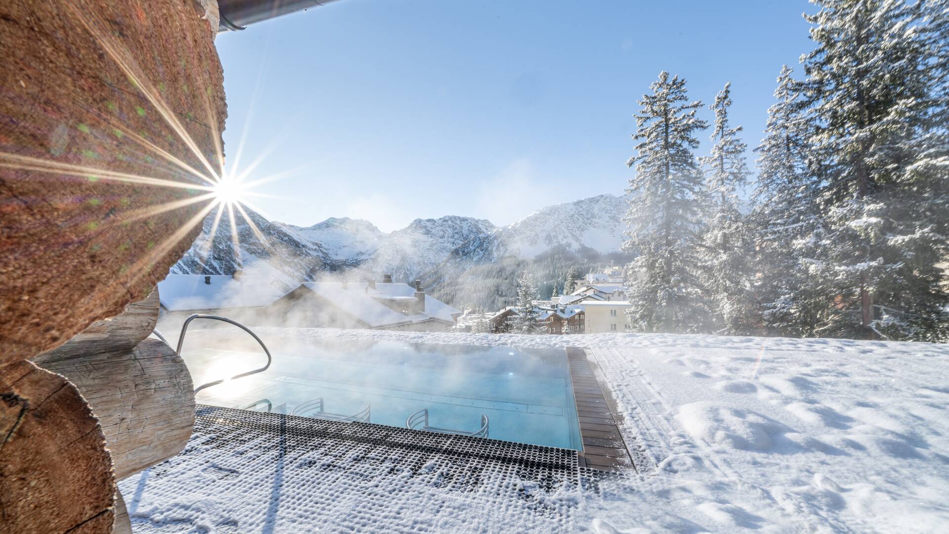 hotel with outdoor pool Switzerland