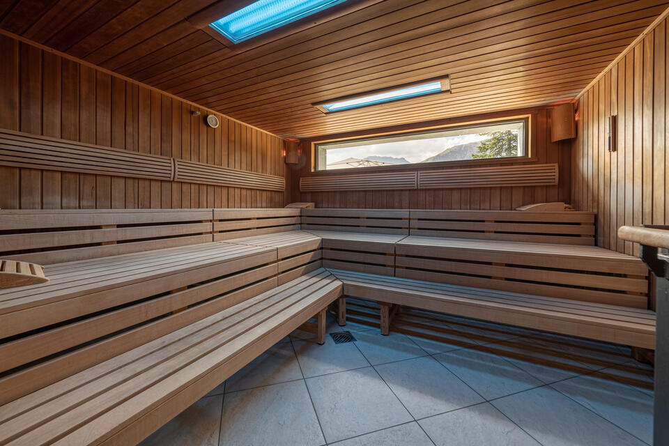 Sauna at the Waldhotel
