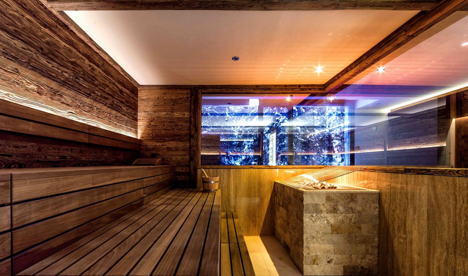 hotel with finnish sauna graubünden