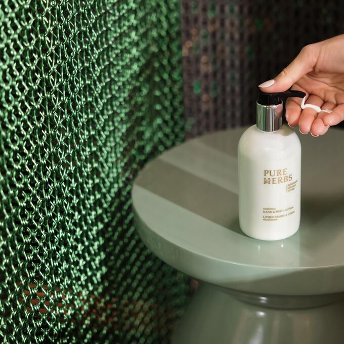 wellness care products in the hotel