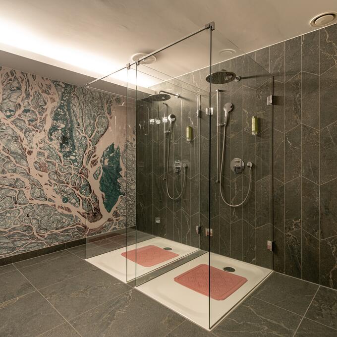 family spa shower