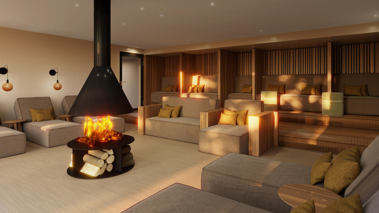 spa lounge Waldhotel Arosa