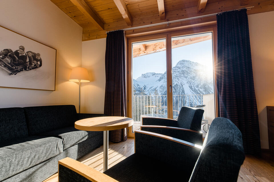 Waldhotel Arosa room view