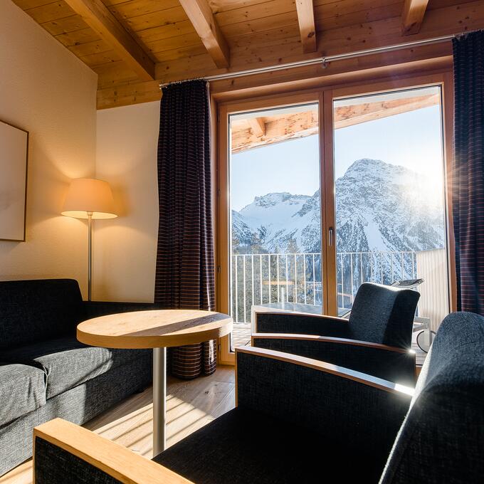 Waldhotel Arosa Zimmer Aussicht