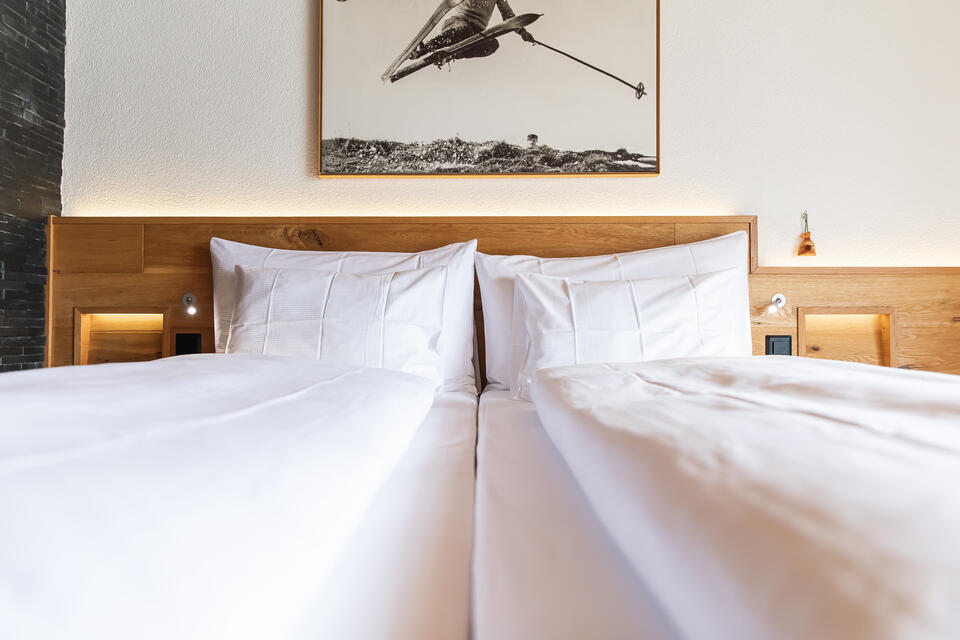 Doppelbett Unterkunft Arosa